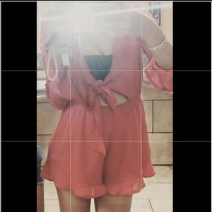 Red romper